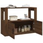 Credenza Rovere Marrone 80x30x60 cm in Legno Multistrato Credenza Rovere Marrone 80x30x60 cm in Legno Multistrato