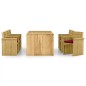 vidaXL Set Pranzo da Giardino 7pz con Cuscini Legno di Pino Impregnato vidaXL Set Pranzo da Giardino 7pz con Cuscini Legno di Pino Impregnato