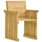 vidaXL Set Pranzo da Giardino 7pz con Cuscini Legno di Pino Impregnato vidaXL Set Pranzo da Giardino 7pz con Cuscini Legno di Pino Impregnato
