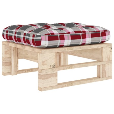 vidaXL Ottomana da Giardino Pallet in Legno di Pino Impregnato