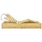 vidaXL Lettino Prendisole Doppio con Cuscini Beige in Pino Impregnato vidaXL Lettino Prendisole Doppio con Cuscini Beige in Pino Impregnato