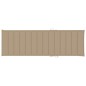 vidaXL Lettino Prendisole Doppio con Cuscini Beige in Pino Impregnato vidaXL Lettino Prendisole Doppio con Cuscini Beige in Pino Impregnato