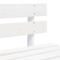 vidaXL Divano Centrale Giardino su Pallet Bianco Legno Pino Impregnato vidaXL Divano Centrale Giardino su Pallet Bianco Legno Pino Impregnato