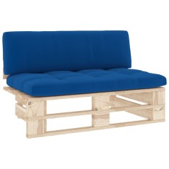 vidaXL Divano Centrale Giardino su Pallet in Legno di Pino Impregnato