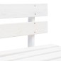 vidaXL Divano Centrale da Giardino Pallet Legno Pino Impregnato Bianco vidaXL Divano Centrale da Giardino Pallet Legno Pino Impregnato Bianco