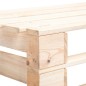 vidaXL Divano Angolare da Giardino su Pallet Legno di Pino Impregnato vidaXL Divano Angolare da Giardino su Pallet Legno di Pino Impregnato