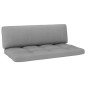 vidaXL Divano Centrale da Giardino Pallet Legno Pino Impregnato Bianco vidaXL Divano Centrale da Giardino Pallet Legno Pino Impregnato Bianco