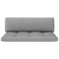vidaXL Divano Centrale da Giardino Pallet Legno Pino Impregnato Bianco vidaXL Divano Centrale da Giardino Pallet Legno Pino Impregnato Bianco
