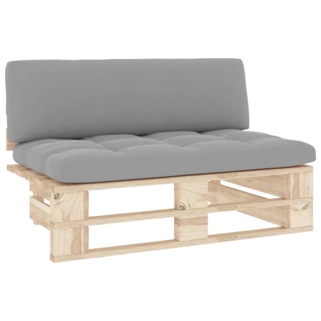 vidaXL Divano Centrale Giardino su Pallet in Legno di Pino Impregnato