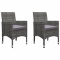 vidaXL Set Mobili da Pranzo per Giardino 5 pz Grigio vidaXL Set Mobili da Pranzo per Giardino 5 pz Grigio