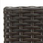 vidaXL Set Bar da Giardino 9 pz Marrone vidaXL Set Bar da Giardino 9 pz Marrone