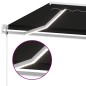 vidaXL Tenda Automatica con Sensore Vento e LED 400x350 cm Antracite vidaXL Tenda Automatica con Sensore Vento e LED 400x350 cm Antracite