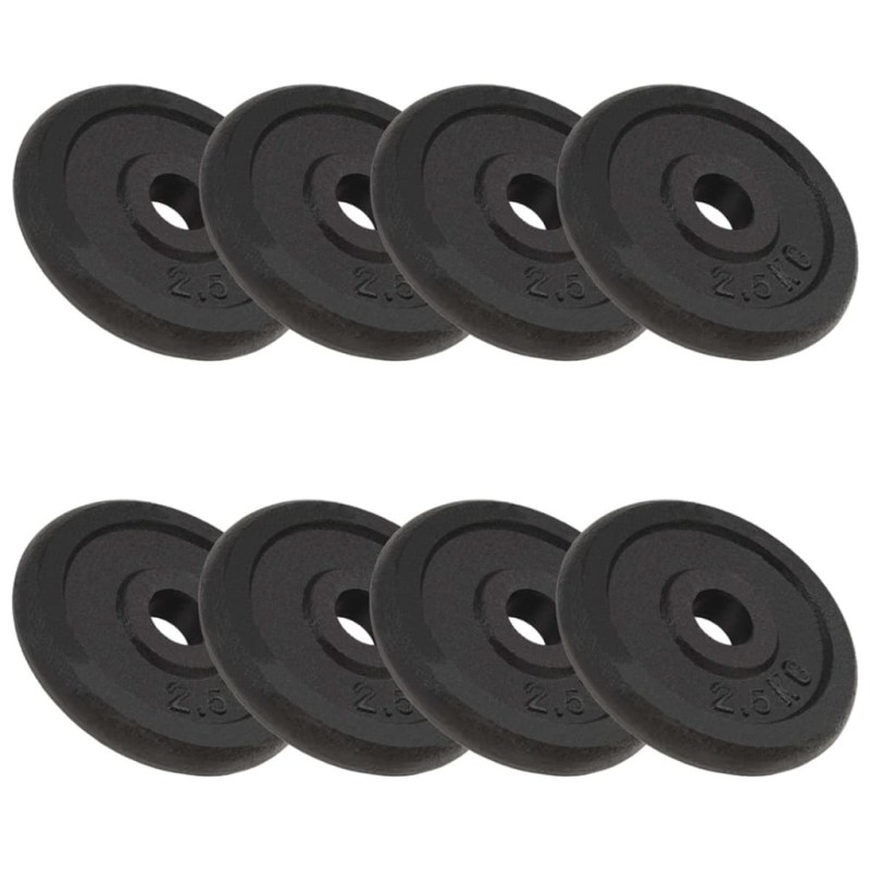 Dischi per Pesi 8 pz 8x2,5 kg in Ghisa Dischi per Pesi 8 pz 8x2,5 kg in Ghisa
