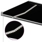 vidaXL Tenda da Sole Retrattile Manuale con LED 500x300 cm Antracite vidaXL Tenda da Sole Retrattile Manuale con LED 500x300 cm Antracite
