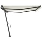 vidaXL Tenda da Sole Manuale Autoportante 450x350 cm Crema vidaXL Tenda da Sole Manuale Autoportante 450x350 cm Crema