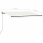 vidaXL Tenda da Sole Manuale Autoportante 450x350 cm Crema vidaXL Tenda da Sole Manuale Autoportante 450x350 cm Crema