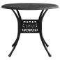 vidaXL Set da Bistrot 5 pz in Alluminio Pressofuso Nero vidaXL Set da Bistrot 5 pz in Alluminio Pressofuso Nero