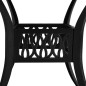 vidaXL Set da Bistrot 5 pz in Alluminio Pressofuso Nero vidaXL Set da Bistrot 5 pz in Alluminio Pressofuso Nero