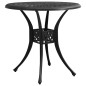vidaXL Set da Bistrot 5 pz in Alluminio Pressofuso Nero vidaXL Set da Bistrot 5 pz in Alluminio Pressofuso Nero