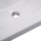 vidaXL Set Mobili da Bagno Bianco Lucido in Legno Multistrato vidaXL Set Mobili da Bagno Bianco Lucido in Legno Multistrato