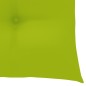 vidaXL Sedie da Giardino e Cuscini Verde Brillante 8 pz Massello Teak vidaXL Sedie da Giardino e Cuscini Verde Brillante 8 pz Massello Teak