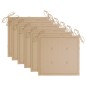 vidaXL Sedie da Giardino 6 pz con Cuscini in Legno Massello di Teak vidaXL Sedie da Giardino 6 pz con Cuscini in Legno Massello di Teak