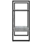 Libreria a 2 Ripiani Grigio Sonoma 60x30x70cm Legno Multistrato