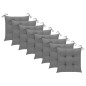 vidaXL Sedie da Giardino con Cuscini 8 pz in Legno Massello di Acacia vidaXL Sedie da Giardino con Cuscini 8 pz in Legno Massello di Acacia
