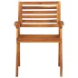 vidaXL Sedie da Giardino con Cuscini 8 pz in Legno Massello di Acacia vidaXL Sedie da Giardino con Cuscini 8 pz in Legno Massello di Acacia