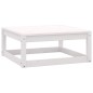 vidaXL Set Divani da Giardino 13 pz Bianco in Legno Massello di Pino