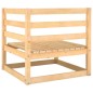 vidaXL Set Divani da Giardino 6 pz in Legno Massello di Pino