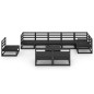 vidaXL Set Divani da Giardino 10 pz Nero in Legno Massello di Pino vidaXL Set Divani da Giardino 10 pz Nero in Legno Massello di Pino