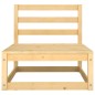 vidaXL Set Divani da Giardino 9 pz in Legno Massello di Pino