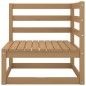 vidaXL Set Salotto da Giardino 8pz Marrone Ambra Legno Massello Pino vidaXL Set Salotto da Giardino 8pz Marrone Ambra Legno Massello Pino