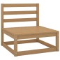 vidaXL Set Salotto da Giardino 8pz Marrone Ambra Legno Massello Pino vidaXL Set Salotto da Giardino 8pz Marrone Ambra Legno Massello Pino