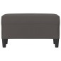 Panca Grigia 70x35x41 cm in Similpelle