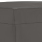 Panca Grigia 70x35x41 cm in Similpelle
