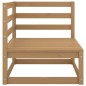 vidaXL Set Divani da Giardino 9 pz in Legno Massello di Pino vidaXL Set Divani da Giardino 9 pz in Legno Massello di Pino