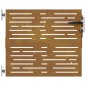 vidaXL Cancello da Giardino 85x75 cm Acciaio Corten Design Quadrato vidaXL Cancello da Giardino 85x75 cm Acciaio Corten Design Quadrato