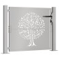 vidaXL Cancello da Giardino 105x105 cm in Acciaio Corten Design Albero vidaXL Cancello da Giardino 105x105 cm in Acciaio Corten Design Albero