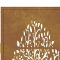 vidaXL Cancello da Giardino 105x105 cm in Acciaio Corten Design Albero vidaXL Cancello da Giardino 105x105 cm in Acciaio Corten Design Albero