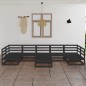 vidaXL Set Divani da Giardino 8 pz in Legno Massello di Pino vidaXL Set Divani da Giardino 8 pz in Legno Massello di Pino