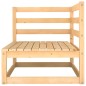 vidaXL Set Divani Giardino 11 pz con Cuscini in Legno Massello di Pino vidaXL Set Divani Giardino 11 pz con Cuscini in Legno Massello di Pino