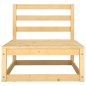 vidaXL Set Divani Giardino 11 pz con Cuscini in Legno Massello di Pino vidaXL Set Divani Giardino 11 pz con Cuscini in Legno Massello di Pino