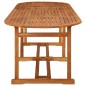 vidaXL Set da Pranzo da Giardino 11 pz 280x90x75 cm Massello di Acacia vidaXL Set da Pranzo da Giardino 11 pz 280x90x75 cm Massello di Acacia