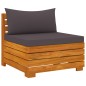 vidaXL Set Divani da Giardino 6 pz con Cuscini in Massello di Acacia vidaXL Set Divani da Giardino 6 pz con Cuscini in Massello di Acacia