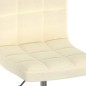 vidaXL Sedie da Pranzo Girevoli 6 pz Crema in Tessuto vidaXL Sedie da Pranzo Girevoli 6 pz Crema in Tessuto