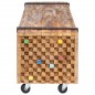 vidaXL Mobile Porta TV 110x30x32,5 cm in Legno Massello di Teak vidaXL Mobile Porta TV 110x30x32,5 cm in Legno Massello di Teak