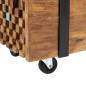 vidaXL Mobile Porta TV 110x30x32,5 cm in Legno Massello di Teak vidaXL Mobile Porta TV 110x30x32,5 cm in Legno Massello di Teak