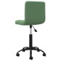 vidaXL Sedia da Pranzo Girevole Verde Scuro in Velluto vidaXL Sedia da Pranzo Girevole Verde Scuro in Velluto